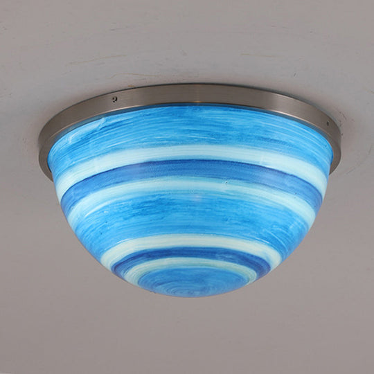 Contemporary Bedroom Flush Mount Ceiling Light