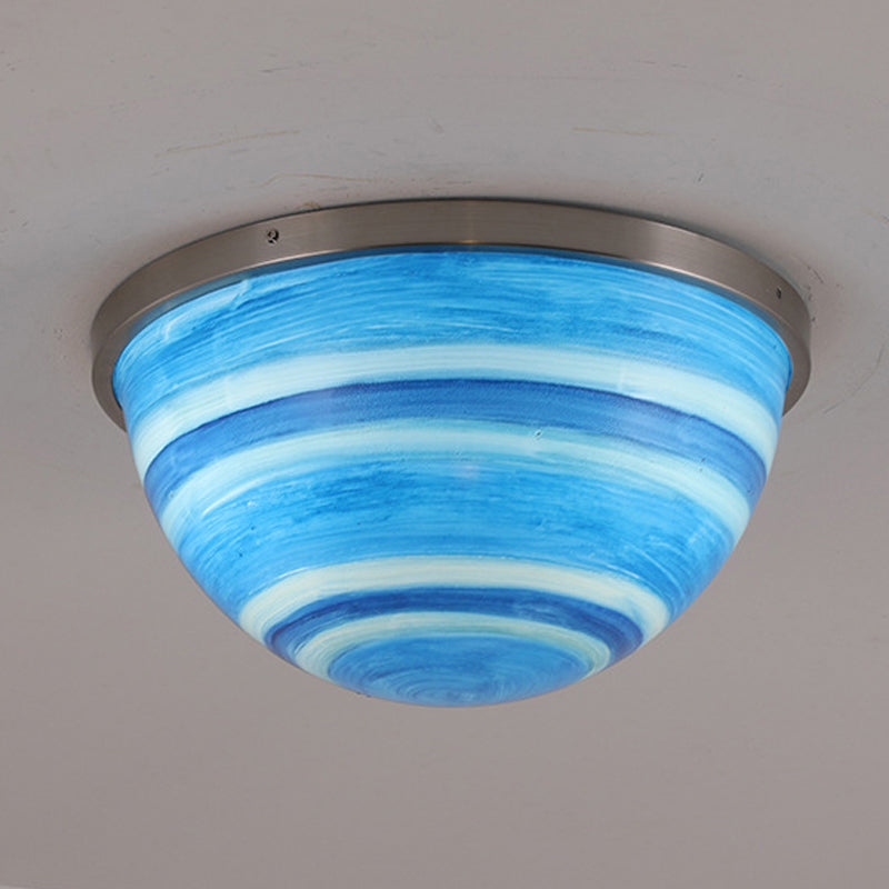 Contemporary Bedroom Flush Mount Ceiling Light