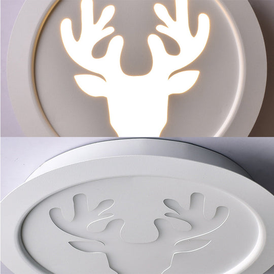 Modern Metal Deer Bedroom Wall Lamp Sconce