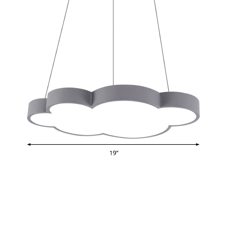 Nordic Style Acrylic Pendant Light For Dining Room - Floating Cloud Hanging