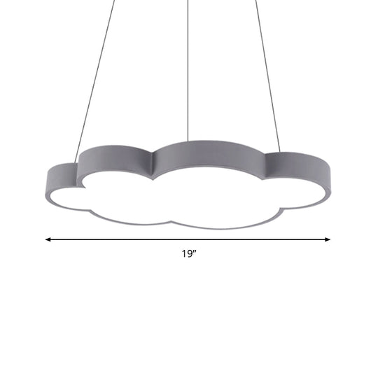 Nordic Style Acrylic Pendant Light For Dining Room - Floating Cloud Hanging