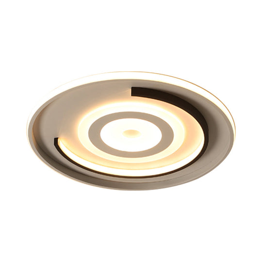 LED Ceiling Lamp - Simple Style Acrylic, Ultrathin Flush Mount in Warm or White Light - Round/Square/Rectangle Design