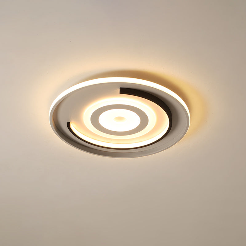 LED Ceiling Lamp - Simple Style Acrylic, Ultrathin Flush Mount in Warm or White Light - Round/Square/Rectangle Design