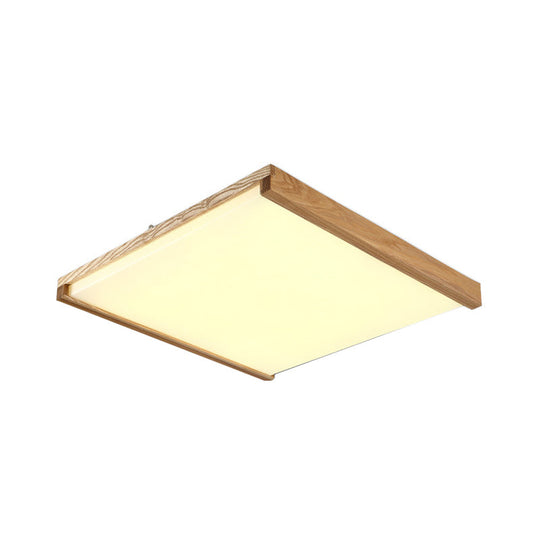 Nordic Square Flushmount LED Ceiling Light in Warm/White Light - 14.5"/25.5"/38" Wide Acrylic Fixture for Hotel