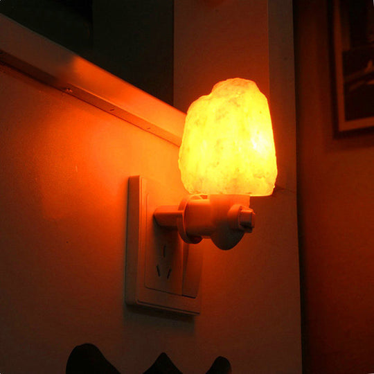 White Led Stone Wall Night Light For Corridor - Modern And Energy Saving