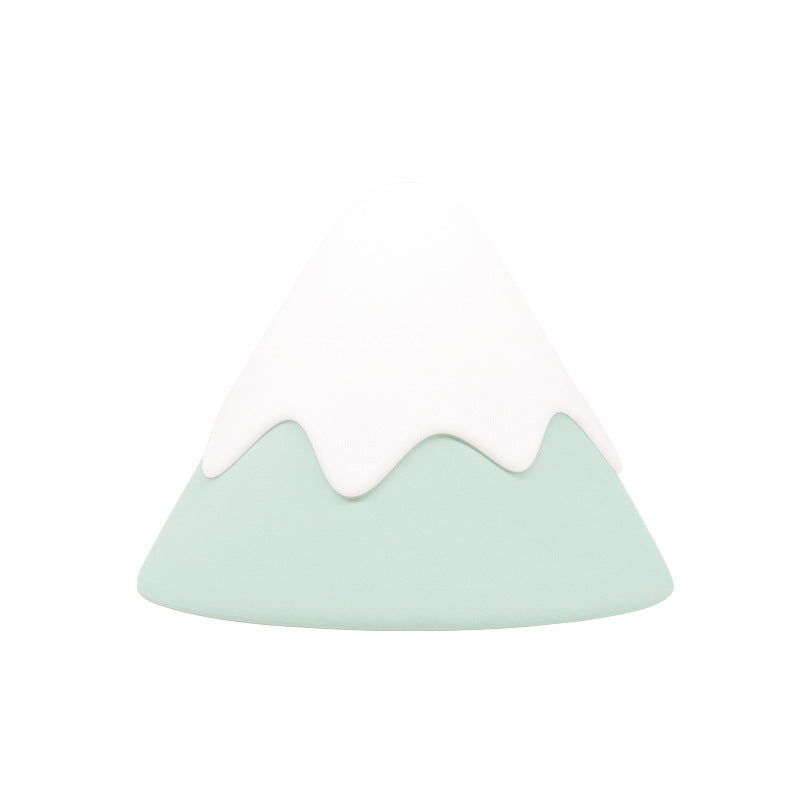 Nordic Style Metal Led Night Light - Bedside Hallway Table Lamp In Macaron Colored Conical Design