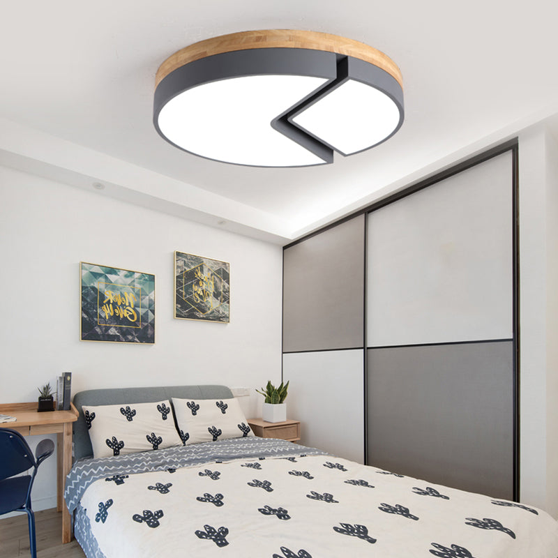 Nordic Style Acrylic Round Cake Light: Flush Mount Ceiling Light, Perfect for Nursing Rooms