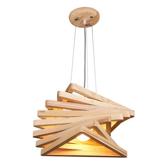 Modern Orb Bamboo Pendant Light - 1-Light Beige Suspended Fixture for Dining Table