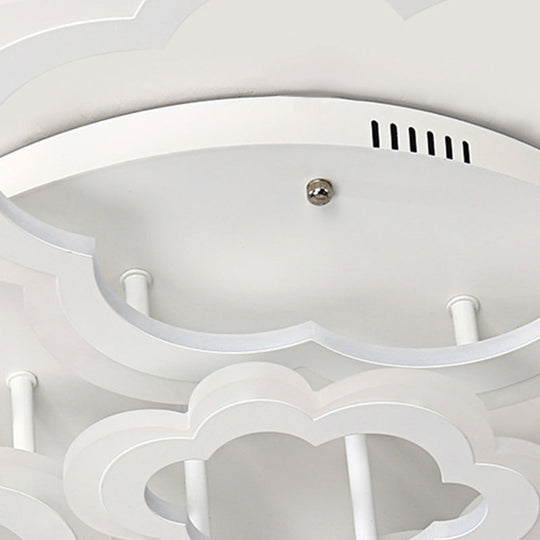 White Cloud Ceiling Light For Kids Nordic Bedroom Décor