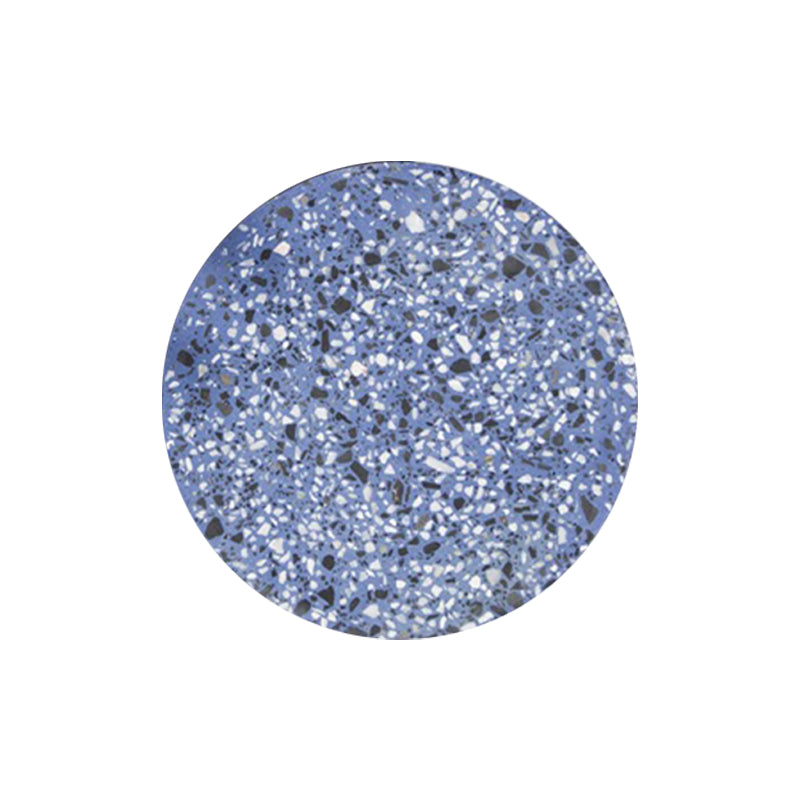 Minimalist Led Wall Sconce: Disc Shaped Terrazzo Bedroom Light - Pink/Blue/Black 7/10 Diameter