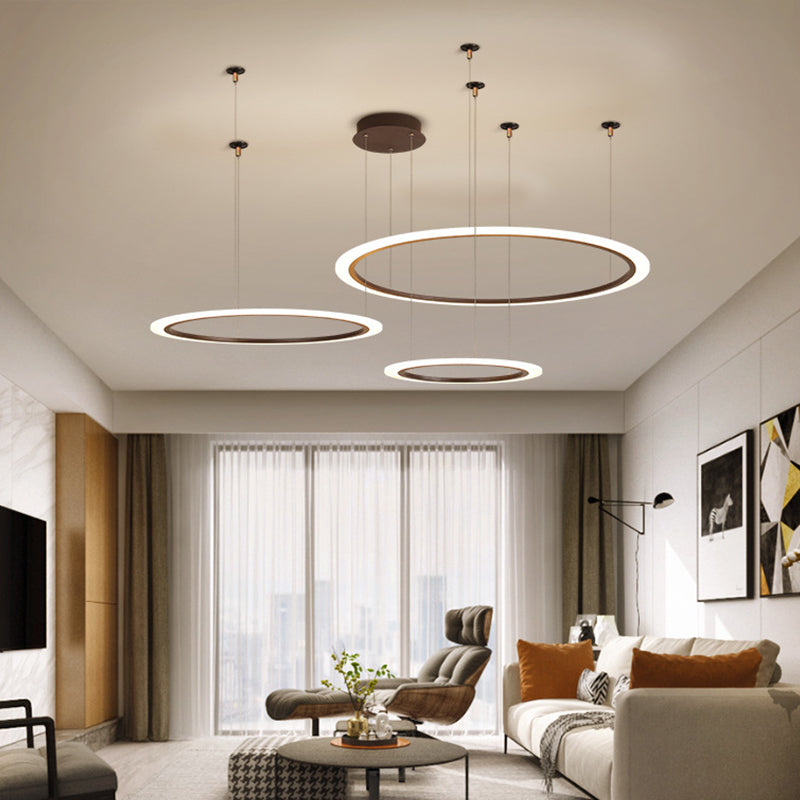 Modern Acrylic LED Chandelier - Small/Large Sizes, 3/4 Tiers, Ceiling Pendant Light Fixture