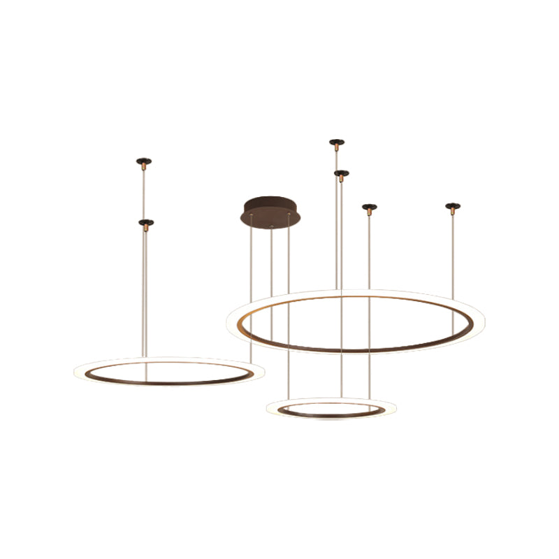 Modern Acrylic LED Chandelier - Small/Large Sizes, 3/4 Tiers, Ceiling Pendant Light Fixture