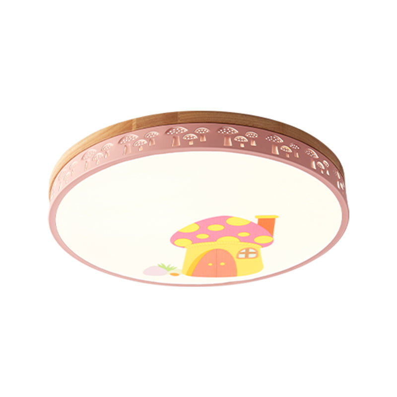 Modern Flush Mount Kindergarten Ceiling Light Fixture