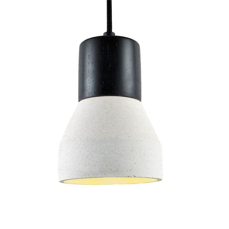 Nordic 1-Light Cement Bottle Pendant Suspension Light In Grey/Red/Green - Ideal For Restaurants