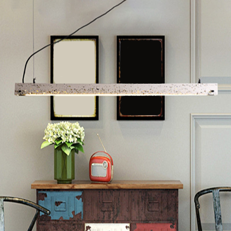 Grey Terrazzo Bar Pendant Light For Minimalist Dining Room