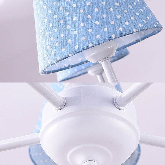 Modern Blue Bird Hanging Lamp - Resin Metal Pendant Light For Kids Bedroom