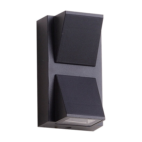 Minimalist Triangle Aluminum Flush Wall Sconce - Small/Large Black Corridor Lamp