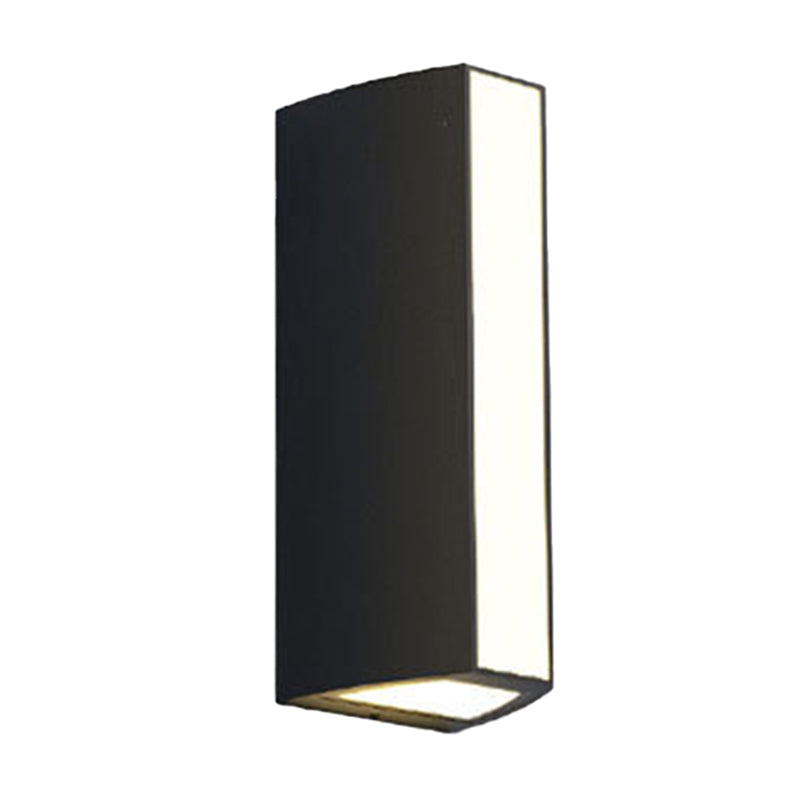 Modern Black Triangle Prism Led Wall Light In Warm/White - Small/Medium/Large Sizes