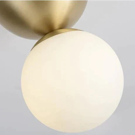 Nordic Minimalist Hall Brass Ceiling Lamp