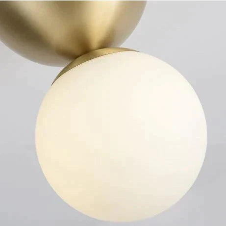 Nordic Minimalist Hall Brass Ceiling Lamp