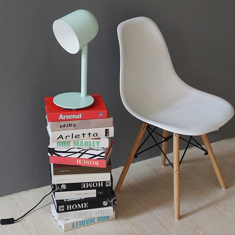 Macaron Loft Desk Lamp - Kindergarten Dormitory Cup Light Sleek Metal Design