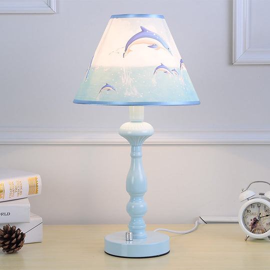 Blue Dolphin Desk Light: Fun Contemporary Reading Light For Kids Bedroom