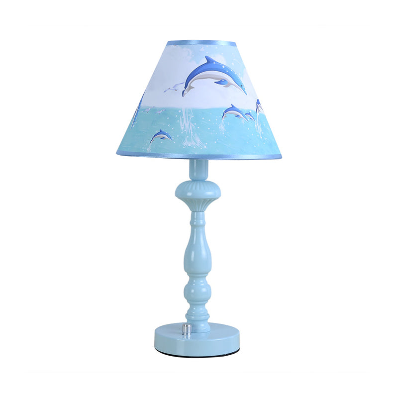 Blue Dolphin Desk Light: Fun Contemporary Reading Light For Kids Bedroom