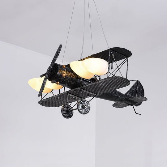 Modern Metal Plane Pendant Lights For Boys Bedroom Or Shop