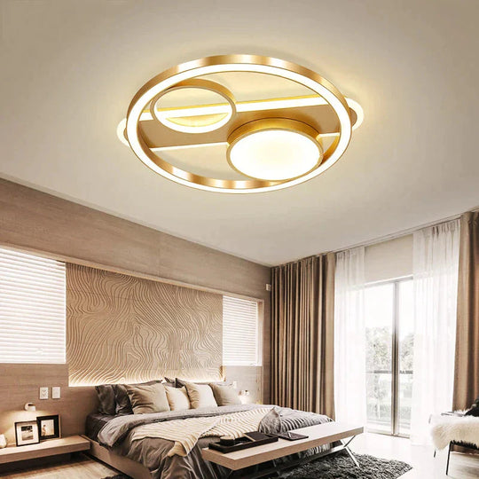 Nordic Bedroom Lamp Led Ceiling Lamp Room Lighting Simple Modern Creative Warm Romantic Light Luxury Living Room Lighting