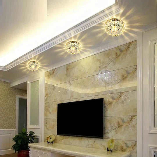 Flush Mount Small Led Ceiling Light For Art Gallery Decoration Front Balcony Lamp Porch Light