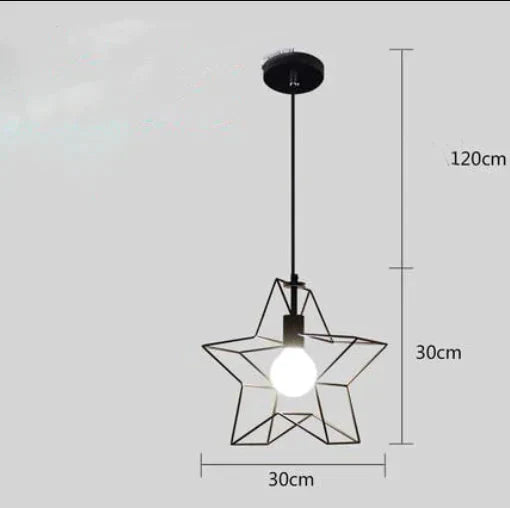 Nordic Creative Lovely Star Chandelier