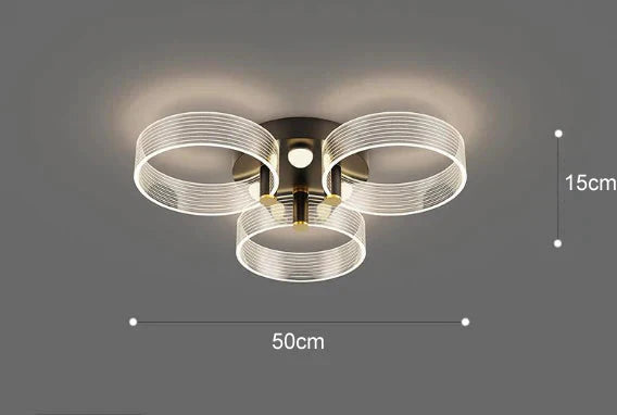 New Modern Simple Bedroom Lamp Ceiling