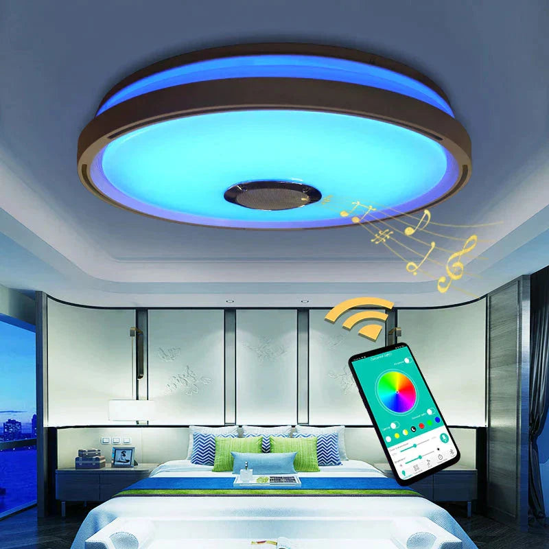 Music LED Ceiling Lights RGB APP Control Ceiling Lamp Bedroom 36W Living Room Light Lampara De Techo Ceiling Light