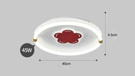 Lovely Creative Flower Room Led Ceiling Lamp