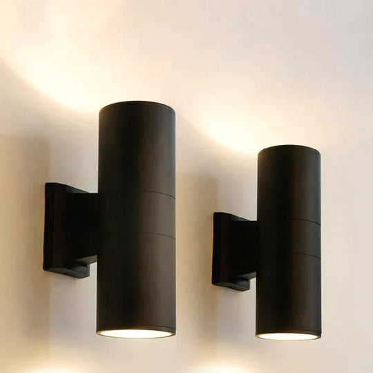 Black gray up down outdoor wall light 6W 10W 20W 30W 36W porch garden waterproof home lighting outdoor ZBW0015