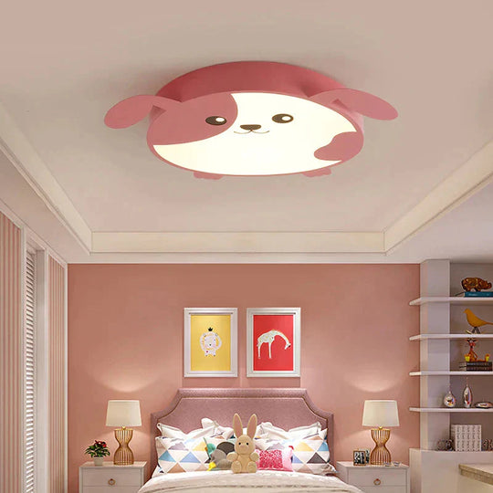 New Design LED Ceiling Light Baby Room Child Cutie Cat Shape With Remote Control Lamp Lighting Lamparas Luminaria Fixture