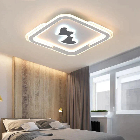 Modern Ceiling Lights Lamp White Cartoon Shape High Quality Ceiling Lamp For Baby Room Bedroom Fixtures