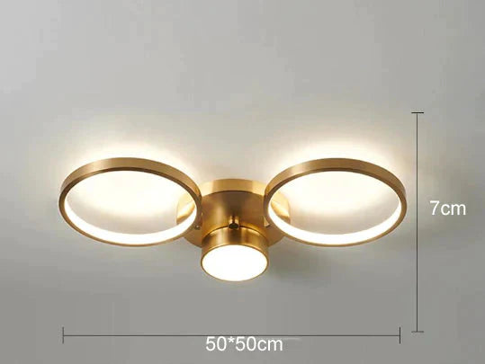 Ring All Copper Jane Bedroom Lamp Led Ceiling