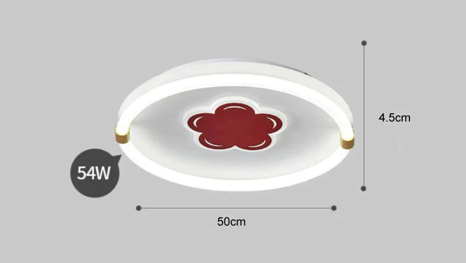 Lovely Creative Flower Room  LED Ceiling Lamp