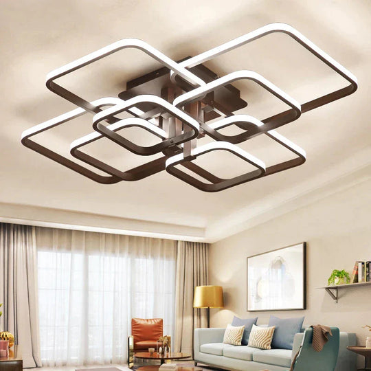 Acrylic Modern LED Chandelier For Living Room Bedroom LED Lustres Large Ceiling Chandelier Lighting Fixtures