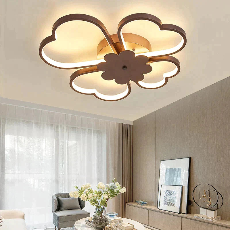 Flowers Lighting Fixtures For Kids Room 36W 54W