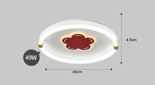 Lovely Creative Flower Room Led Ceiling Lamp