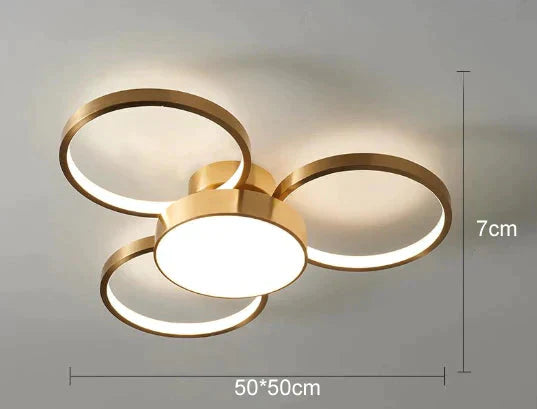 Ring All Copper Jane Bedroom Lamp Led Ceiling