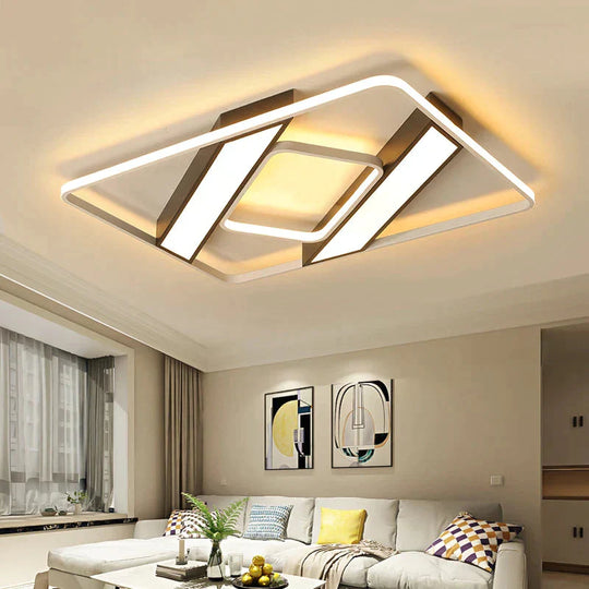 Mavesan Acrylic Ceiling Lights Led For Living Room Plafond Home 10-25Square Meters Lightin Fixtures Lampe Lampe Led Plafond