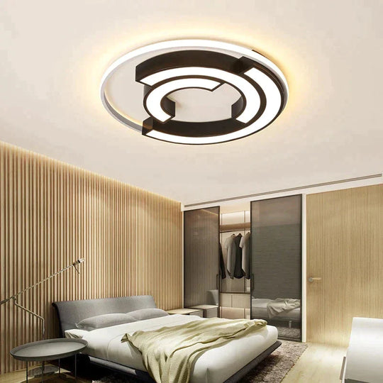 Ceiling Lights Round Shape Led Light For Bedroom Kids Luminaire Creative Lighting Fixture Room