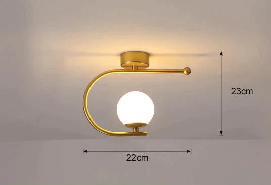 Modern Simple Corridor Lamp Circular Ceiling