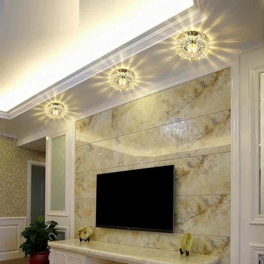 Flush Mount Small LED Ceiling Light for Art Gallery Decoration Front Balcony lamp Porch light corridors Light Fixture