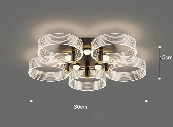 New Modern Simple Bedroom Lamp Ceiling Lamp