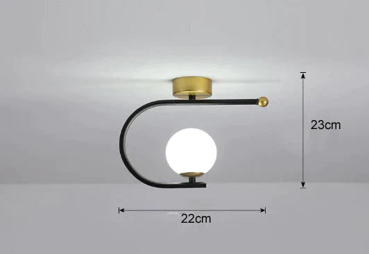 Modern Simple Corridor Lamp Circular Ceiling