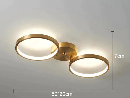 Ring All Copper Jane Bedroom Lamp Led Ceiling